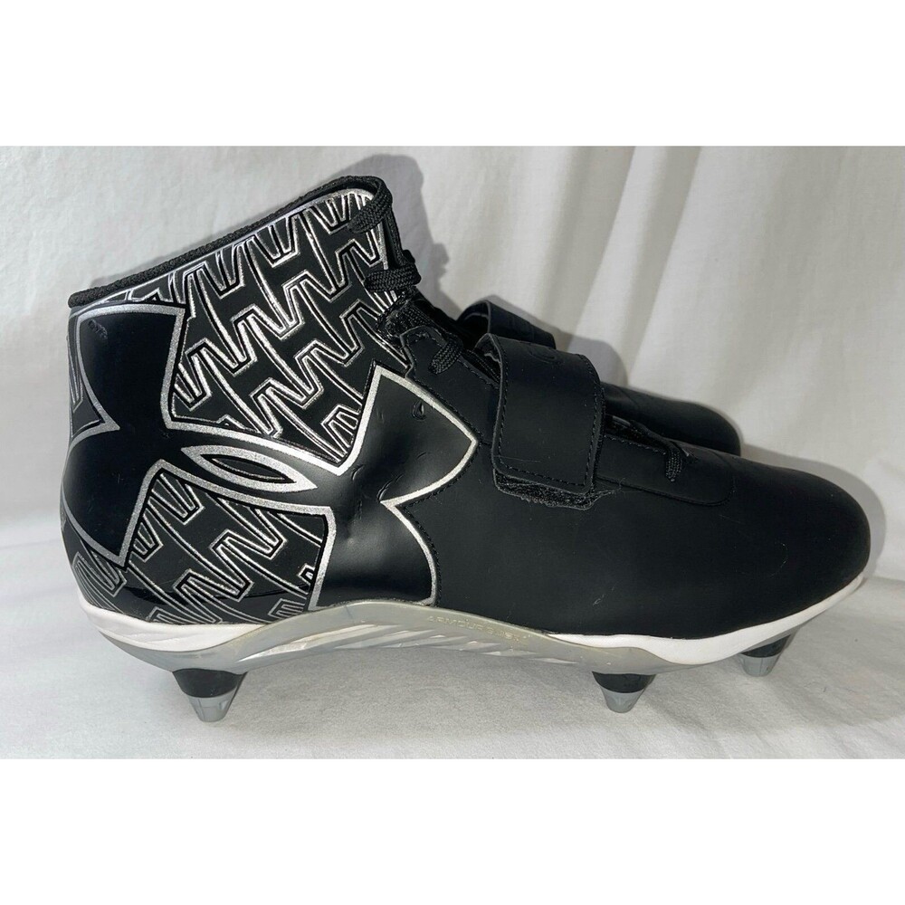 Under Armour Football Cleats C1N Mid Tops Men's Size 14 Cam Newton Shoes